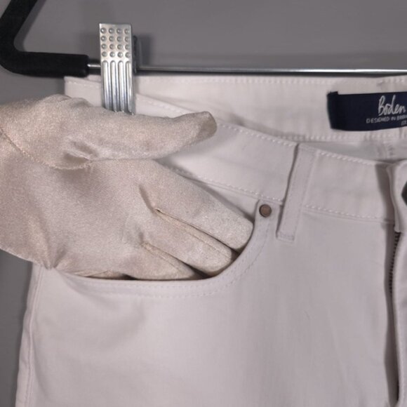 Boden‎ Women’s THE MAYFAIR MODERN SKINNY Jeans White T0119 Size 6P - Picture 10 of 13